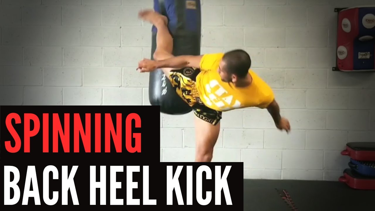 HOW TO DO A SPINNING BACK HEEL KICK YouTube