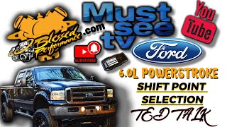 Secrets to Success: When selecting your 6.0L Shift points