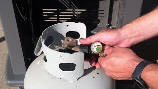How to install a propane tank pressure gauge on a gas grill