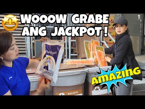 WOOOW NA WOOOW ANG JACKPOT SA MAIN BIN | DUMPSTER DIVING IN FINLAND | THAI-FINNISH 