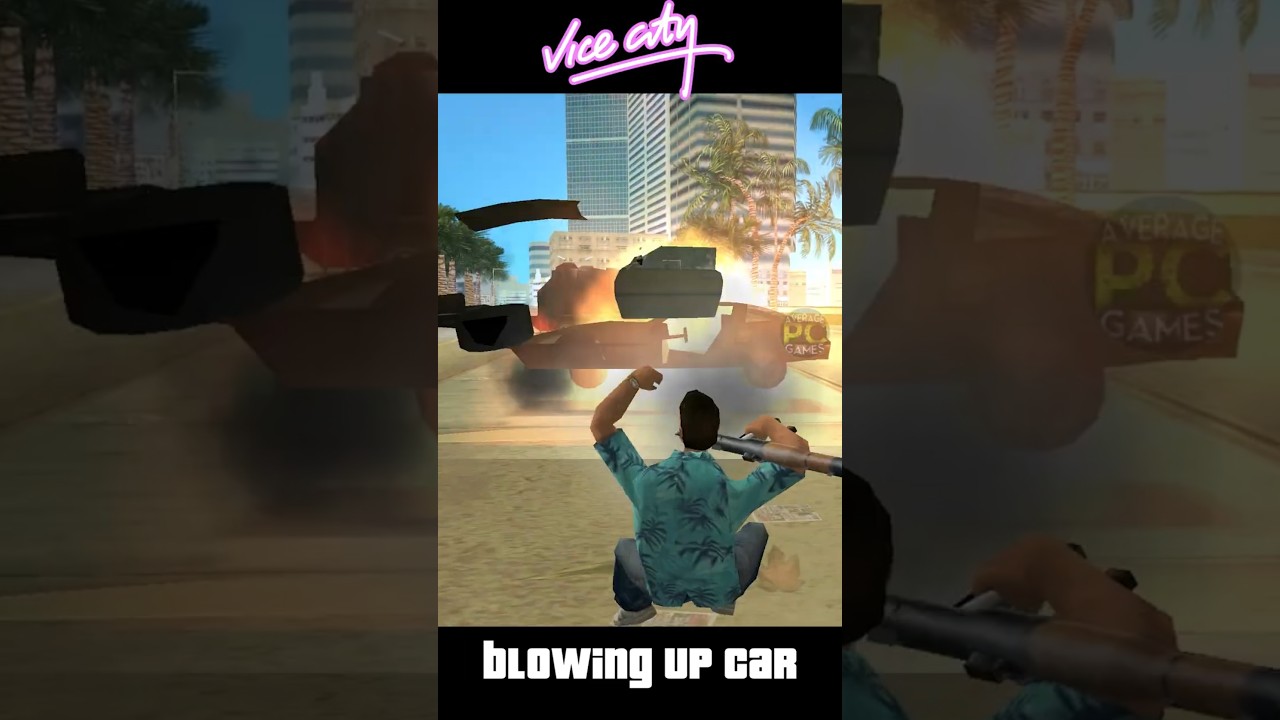 GTA Car Damage Evolution: GTA 3 - GTA 5 Comparison (Blowing up car)
