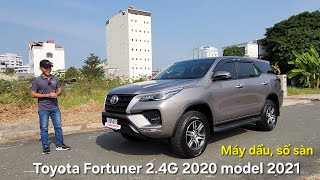 Toyota Fortuner 2.4G 4x2 MT - 2020 model 2021 (Máy dầu, số sàn) odo 36.000 km