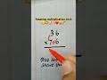 How to multiply 2 digits numbers 😍🤯🧠❤✍️ #maths #multiplication #tricks #mathstricks #mathproblems