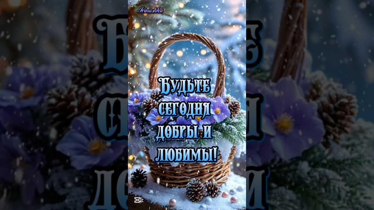 Яркого, зимнего утра! Берегите себя и тех, кто вам дорог!