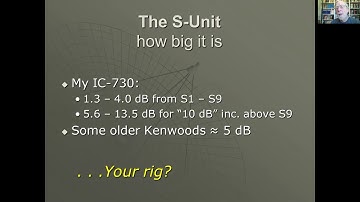 What is an S unit?