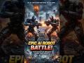 Epic AI Robot Battle 🤖🔥 Gun Fight Scene #Shorts