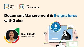 Zoho User Group - Document Management &amp; ﻿eSignatures with Zoho Sign | Zoho Sign for Education