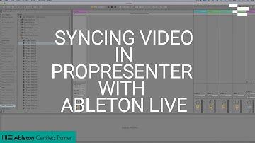 Syncing Video in ProPresenter with Ableton: SHOULD you use it to sync your video with tracks?