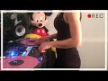 Dj lady style  mask off scratch session