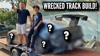 I JUST BOUGHT A WRECKED TRACK CAR!! (HUGE WING!!)