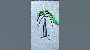 Easy tree drawing tricks#art #artclass #easydrawing #artinspiration #drawingideas #painting #drawing