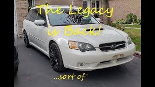 2005 Satin White Pearl Subaru Legacy GT Wagon 5spd Limited Round 2