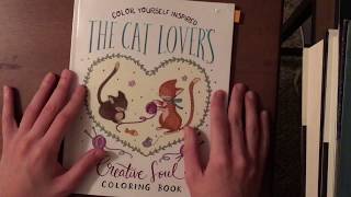 The Cat Lovers Creative Soul Coloring Book | Flip Through