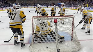 Penguins@Leafs pregame warm up