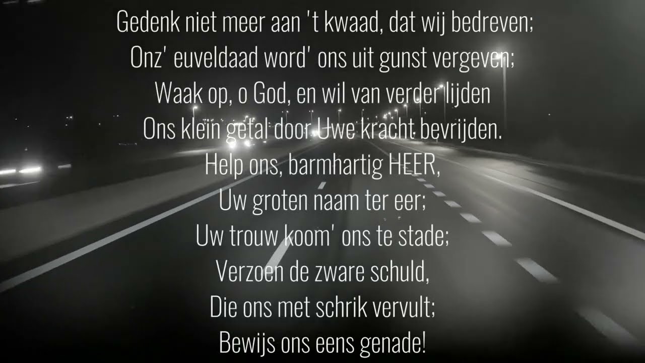 Eindejaarsrit op een truck met samenzang & gedicht | Psalm 6 vers 3 - Psalm 79 vers 4