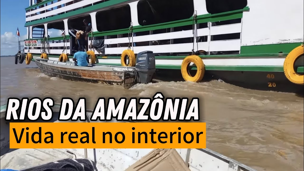 Como é fazer uma viagem de barco pela Amazônia - Uarini até fonte Boa - Amazonas 
