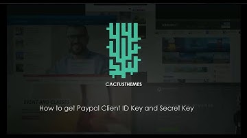 How to create Paypal Client ID and Paypal Secret