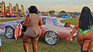 TRU BOYS CARSHOW AND BOSSMAN DLOW CONCERT 2K24 DELAND, FL BLOCK PARTY / BIG RIMS / CUSTOM CARS