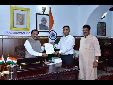 Goa Governor appoints Dr. Pramod Sawant as a caretaker CM of the state.