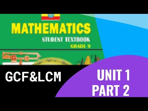 ETHIOPIAN GRADE 9 MATHEMATICS UNIT 1 PART 2 - YouTube