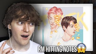 RM HITTING NOTES! (BTS JK & RM (방탄소년단) 'Fools' Cover | Reaction/Review)