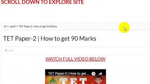 AP TET 2018Paper-2 Important topics | How to get 90 Marks