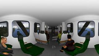 Mobilny symulator lokomotywy SIMTRAQ - prezentacja w 360 stopniach screenshot 4