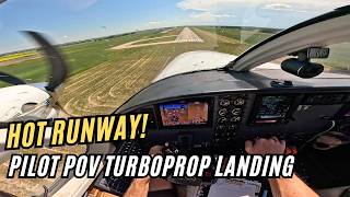 Hot Runway Pit Pov & Atc Vfr Circuit And Landing