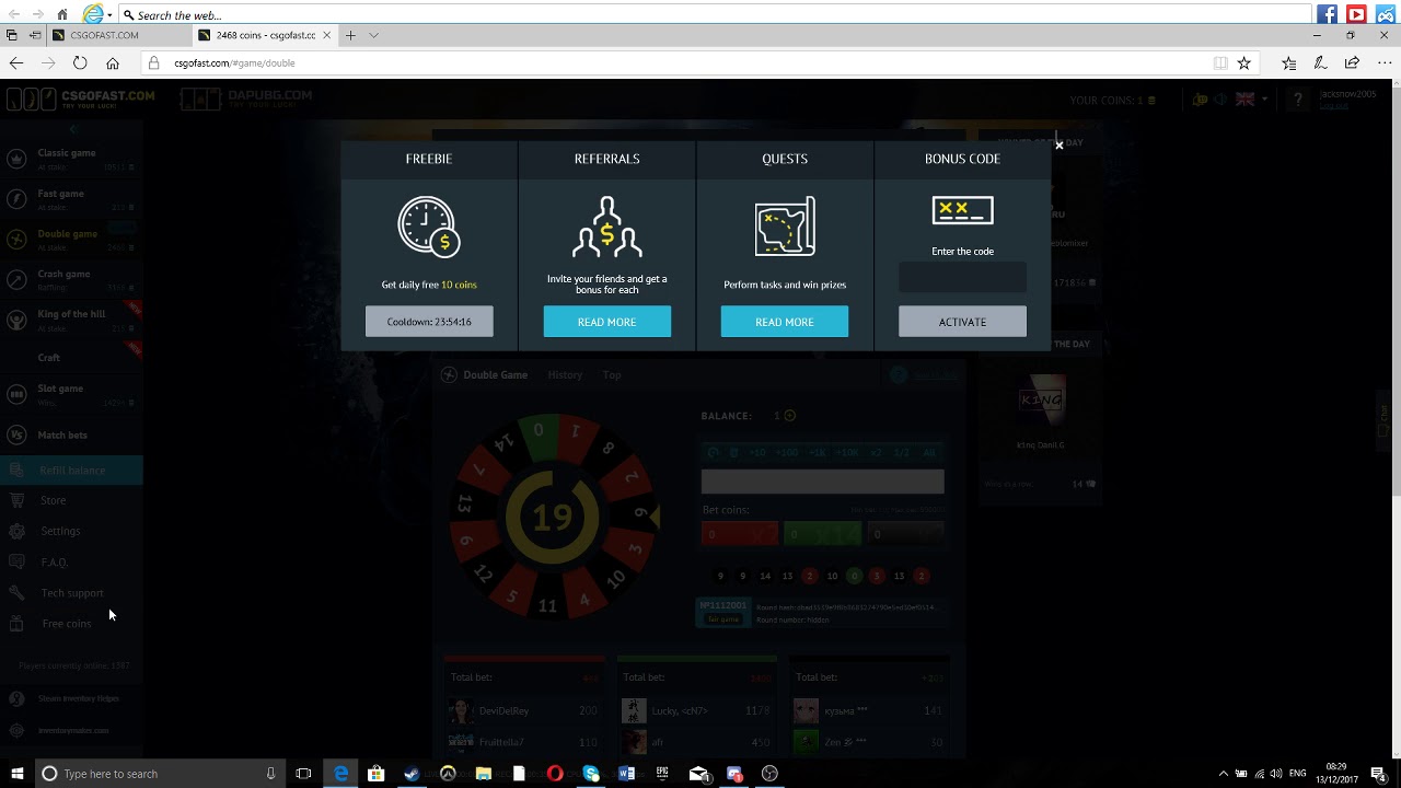 CsgoFast Free coins