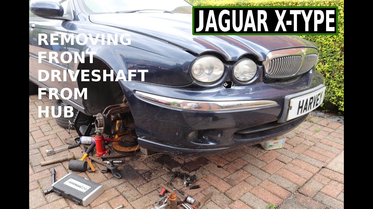 JAGUAR XTYPE Easy Driveshaft Hub End Romoval YouTube