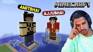 I Made GIANT STATUE of AjjuBhai And AmitBhai || Total Gaming Visiting My SMP || DESI GAMERS