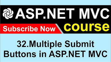 32.How can we have multiple submit buttons in ASP.NET MVC