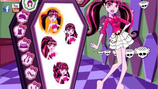Monster High Dolls School Fashion Dressup Game Video - Monster High Uniform Glam Up screenshot 2
