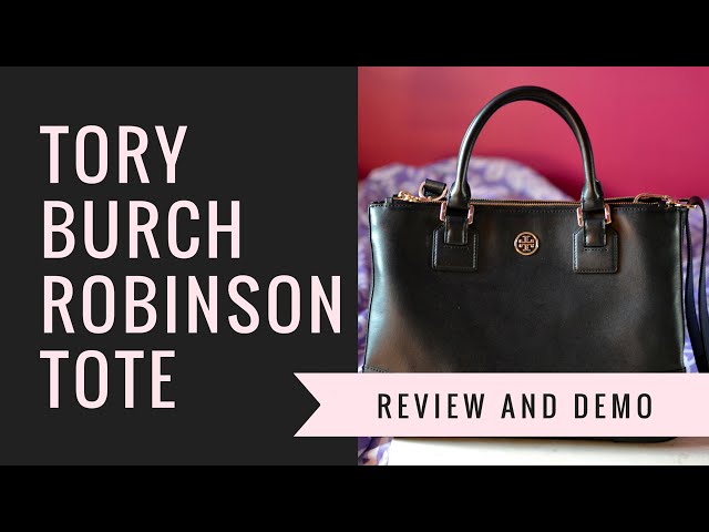 Tory Burch Robinson Double Zip Tote Review + Demo (Outlet Store) 