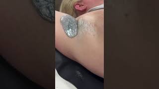 Armpit Waxing with Satin Secret Hard Wax by @alexandrias__aesthetics | Smooth Underarms