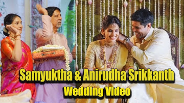 Samyuktha Shan💕Anirudha Srikanth 2nd Marriage Video | Cheeka Son Anirudha  | Krishnamachari Srikanth
