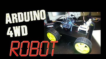 Sainsmart 4WD Robot Code Update and Bluetooth Control