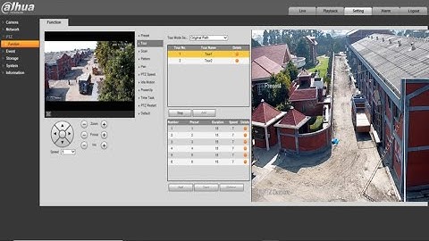 How to set Preset in Dahua PTZ Camera | Touring & auto tracking | Dahua PTZ on Hikvision NVR