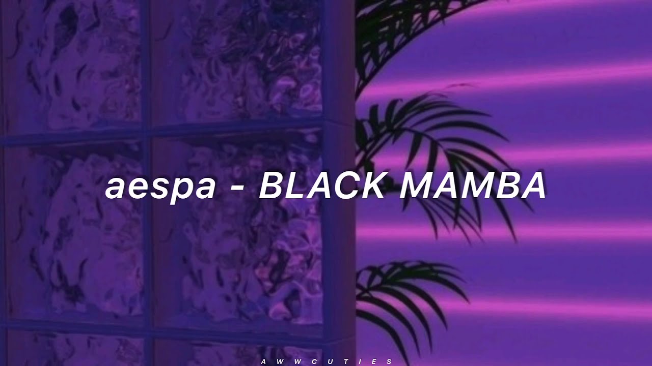 aespa (에스파) - 'Black Mamba' Easy Lyrics