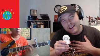SUPER MARIO BROS Theme Song (guitar accoustic by Alip Ba Ta) | REACTION!!!