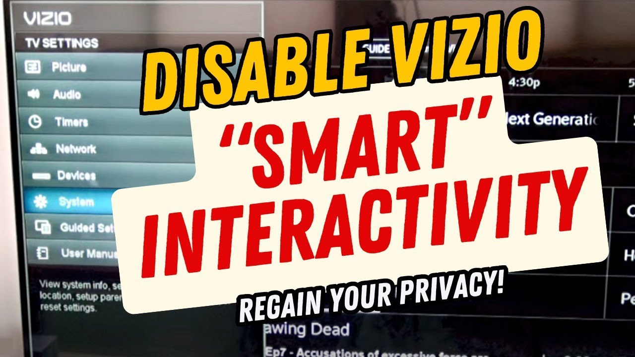 How To Disable Vizio \