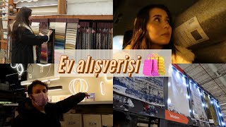 EV ALIŞVERİŞİNE DEVAM! #3 | halı, perde, avize