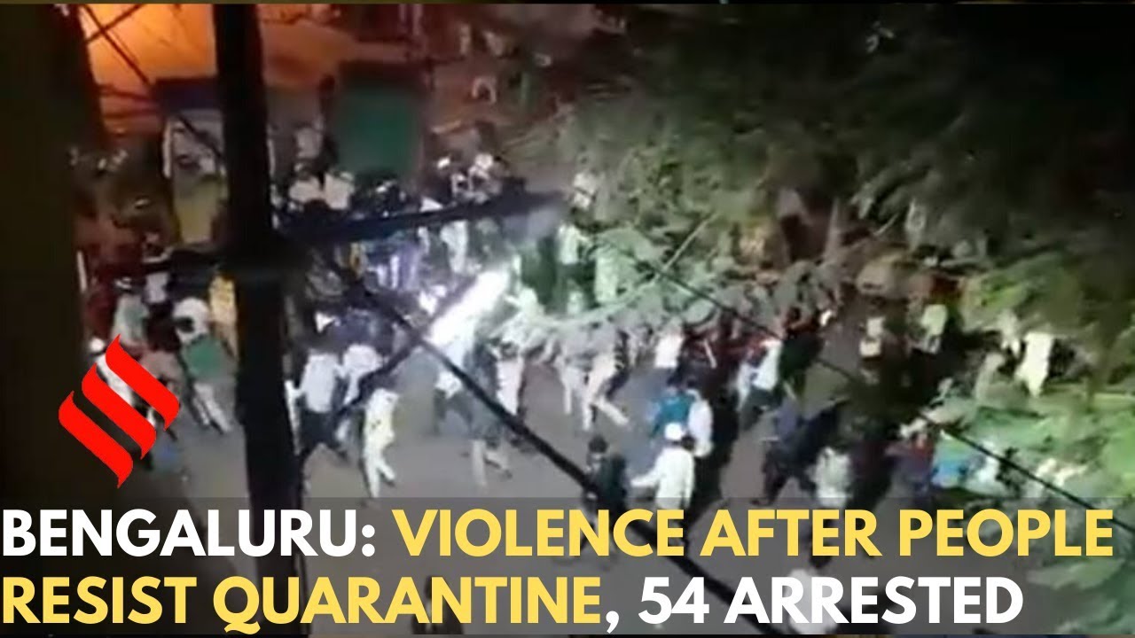 Bengaluru: Violence in Padarayanapura after people resist quarantine, 54 arrested