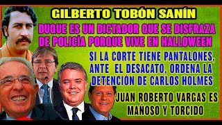 G.TOBÓN: ESTA PANDEMIA ES  EL CARNAVAL DE LA CORRUPCIÓN.DUQUE ES UN DICTADOR QUE  VIVE EN HALLOWEEN.