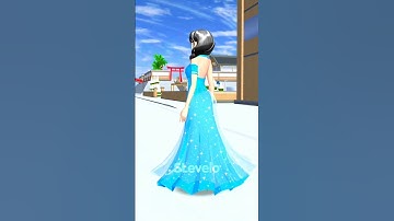 Princess Shimmer dress ✨😍 • Sakura school simulator #shorts #viral #sakura