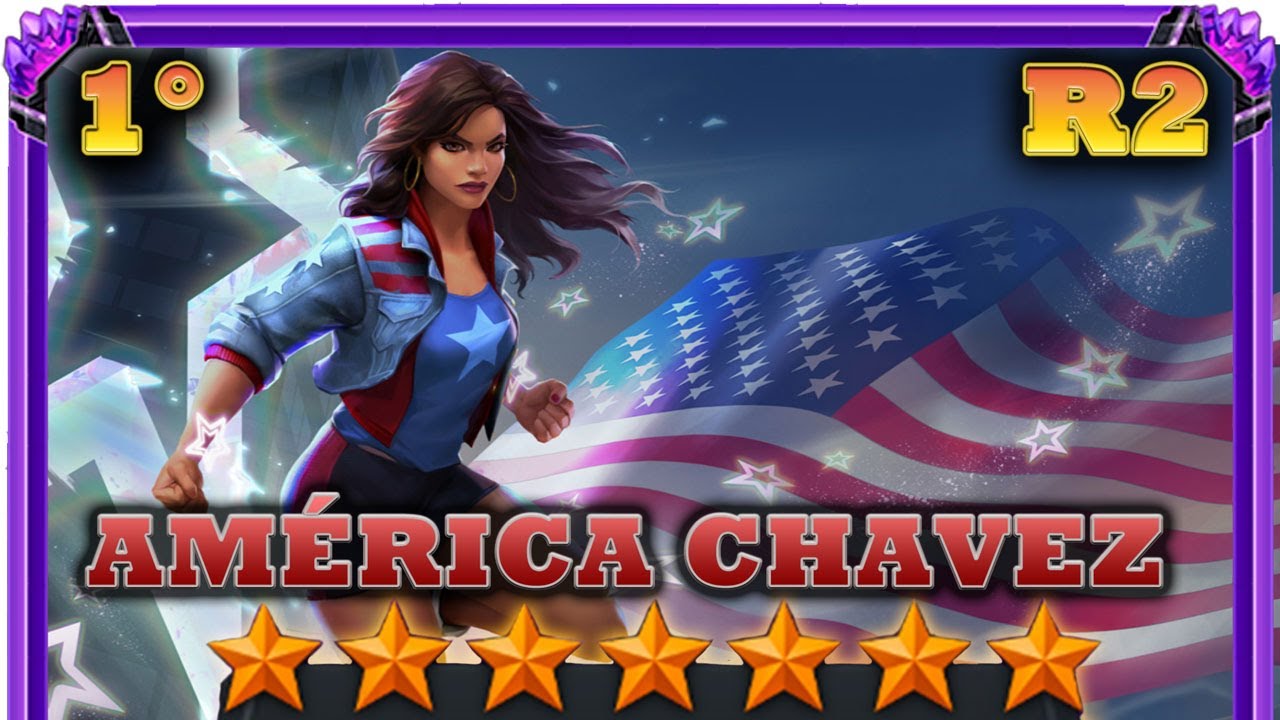 1° RANGO 2/35 | 🇺🇸 América Chavéz 🇺🇸 7⭐ (Con Grazia) - 💖 MARVEL Contest
