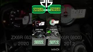 Kawasaki Ninja ZX6R vs ZX 636 #bike #motorcycle #motovlog #viral #top #foryou #music #marvel #capcut screenshot 1