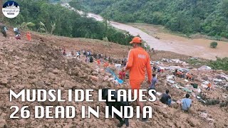 Rescuers recover 26 dead from mudslide in India's northeast