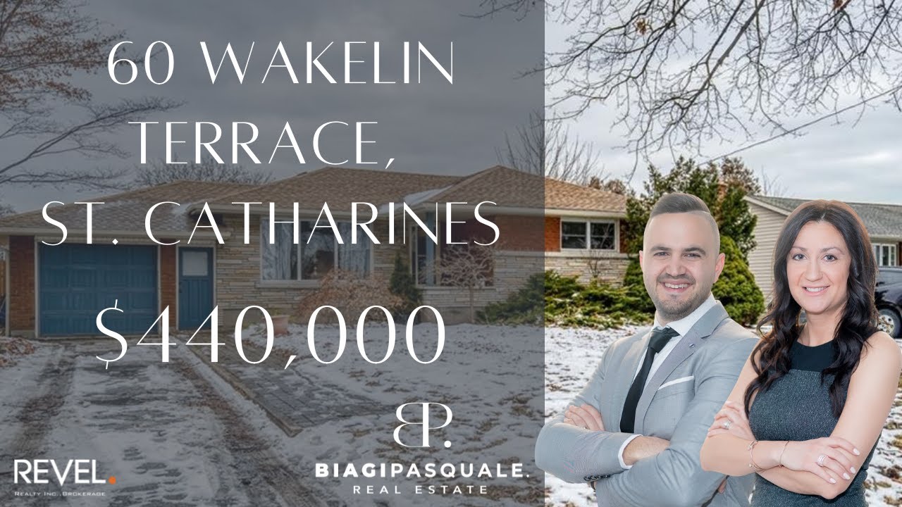 SOLD 60 WAKELIN Terrace, St. Catharines YouTube