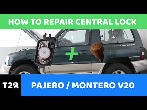HOW TO REPAIR MITSUBISHI PAJERO/MONTERO V20 CENTRAL LOCK MODULE WITH CORK!